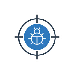Virus Target Icon - Malware Icon
