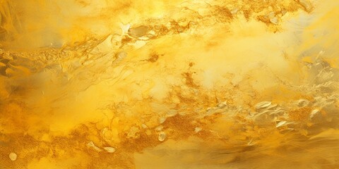 abstract golden background, gold leaf texture banner