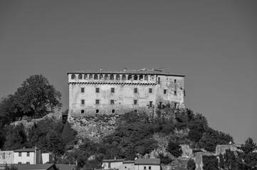 Pescolanciano, Molise. D’Alessandro Castle. View