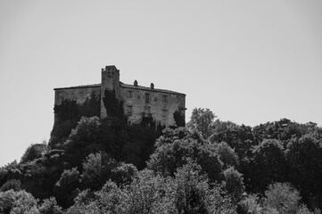 Pescolanciano, Molise. D’Alessandro Castle. View