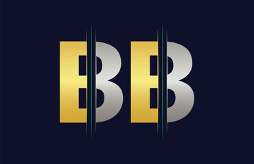 BB Letter logo design vector template.