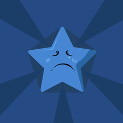 Cute Star illustration vector design