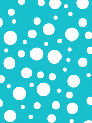 Cyan white polka dot cloth PPT background poster wallpaper web page