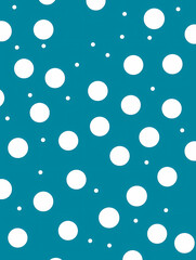 Cyan white polka dot cloth PPT background poster wallpaper web page