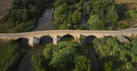 Fototapeta na wymiar Roman bridge - Canosa, Italy