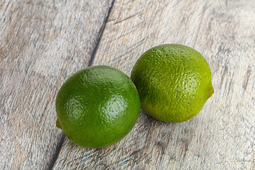 Natural irganic sour ripe lime