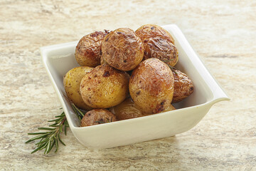 Roasted baby potato with rosemary