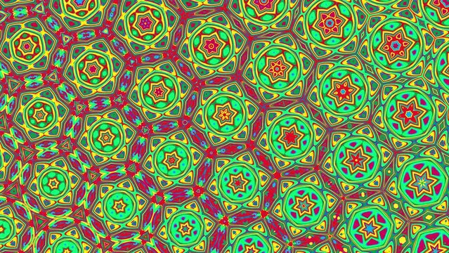 multicolored abstract animation, psychedelic, peace, joy