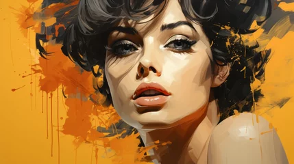 creative person vivid portrait © stasknop