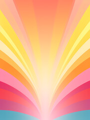 Obraz premium Rainbow PPT background poster wallpaper web page