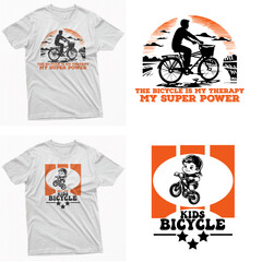 Enjoy cycling for t-shirt design, bicycle drawing, bicycle sketch, apparel and transparent vector