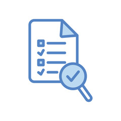 Policy icon isolate white background vector stock illustration.