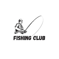 fishing logo, fishing club