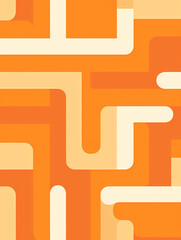 Orange seamless geometry PPT background poster wallpaper web page