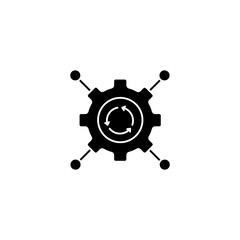 Workflow concept line icon. Simple element illustration. Workflow concept outline symbol design.