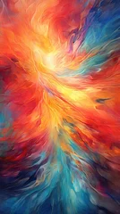 Foto auf Acrylglas Gemixte farben colorful bright background