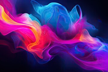 Obraz premium Abstract dream image using neon colors 