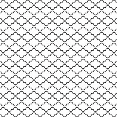 Vintage Geometric Shape Linear Seamless Pattern Background Vector