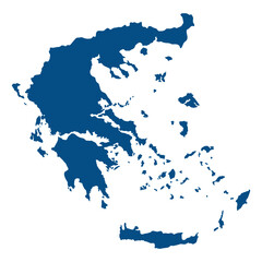 Obraz premium Greece map. Map of Greece 