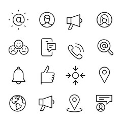 Social Media Icons vector design