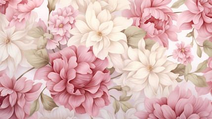 Obraz premium Pink flower PPT background poster wallpaper web page