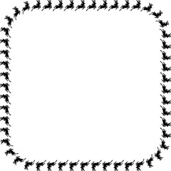 Christmas wreath frame.