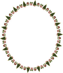 Christmas wreath frame.