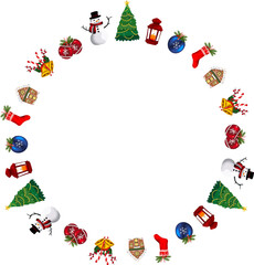 Christmas wreath frame