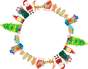 Christmas wreath frame