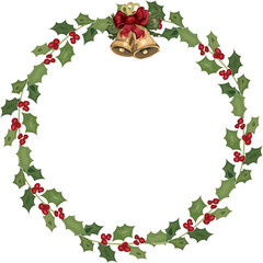 Christmas wreath for decoration.