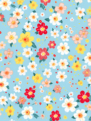 Sakura flowers PPT background poster wallpaper web page