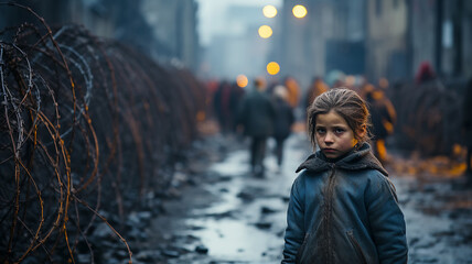 Refugees who were left without shelter and livelihood