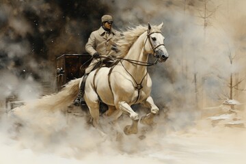 Santa sleigh ride: a dreamy Christmas adventure