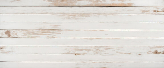 White wood texture background surface with old natural pattern or old wood texture table top view
