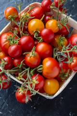 fresh tomatoes vegetables, red farm organic cherry tomato	