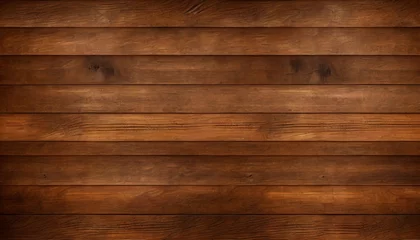 Foto op Aluminium Brown wood texture background from natural wood. Wooden panel has a beautiful dark pattern, hardwood floor texture © CreativeStock