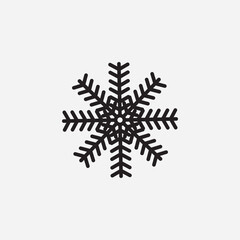 snowflake icon vector sign symbol 