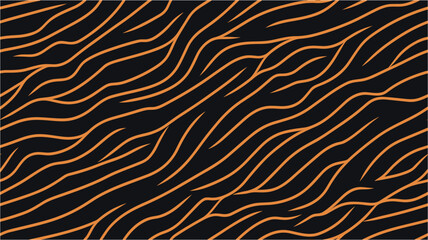 OPTICAL ILLUSION BACKGROUND VECTOR DESIGN. Linear Textile Pattern. Wallpaper. Groovy wave print. Vector illustration. Abstract doodle modern aesthetic contemporary pattern. Seamless.