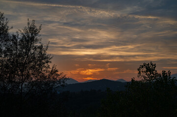 Spectacular photographs of sunsets in Molise, Italy