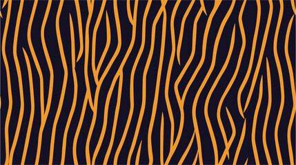 Vector set of illustrations of animal prints. Tiger animal print seamless vector pattern, modern design. Seamless Colorful Abstract Zebra Pattern.