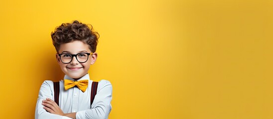 Happy student returning to school