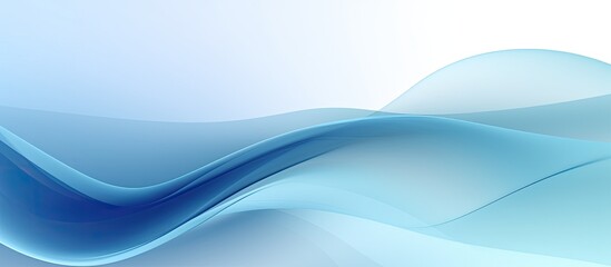 Fototapeta premium Cold gradient with a blue background