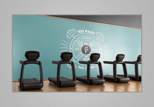 Gym Wall Mockup