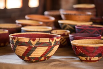 ethiopian baskets handcrafted from natural fibres