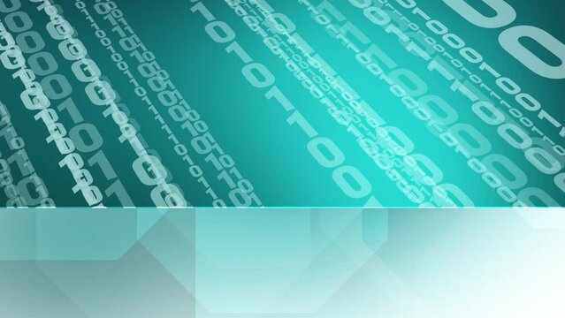 Streamlined binary data flowing motion layout for digital communication and network infrastructure. Binary code dynamic motion layout for big data and cloud computing