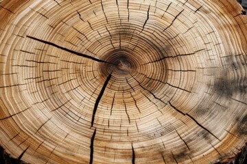 an image of tree rings in a cut log
