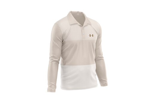 Long Sleeve Polo Shirt Mockup