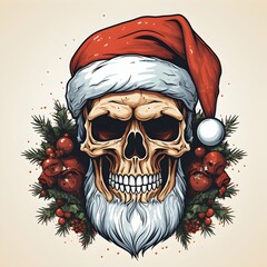 Santa Claus skull