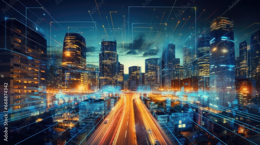 Wall mural analyze the concepts of digital transformation and its effects on it infrastructure