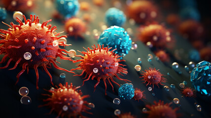 Viral formation in the body